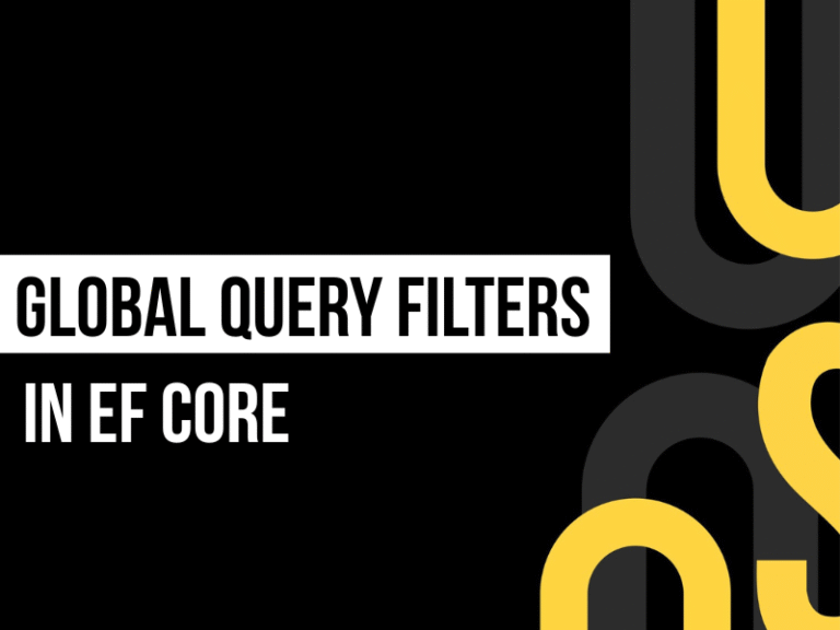 Global Query Filters in EF Core showing filtered and unfiltered database query results in .NET 10.