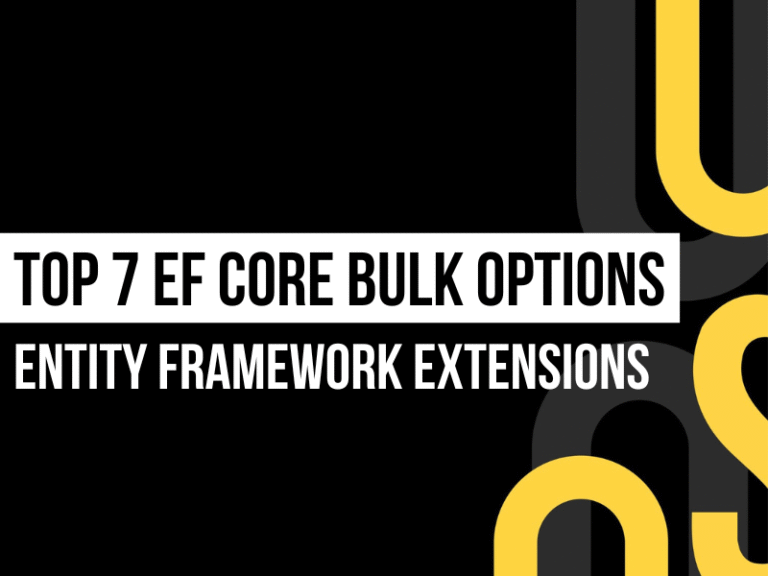 EF Core bulk operation options such as IncludeGraph, BatchSize, UseTempDB, Audit, Log, and Temporary Table settings