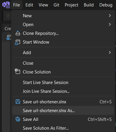 Visual Studio New File Format slnx