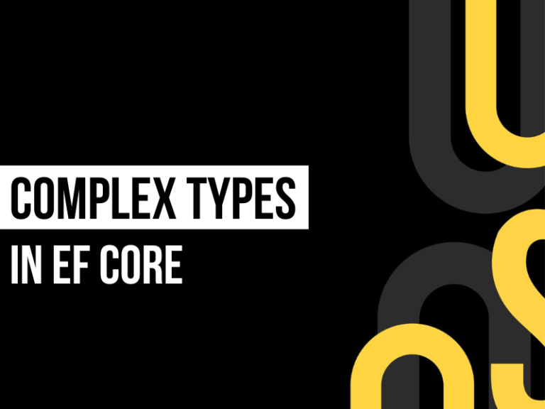 Complex Types in EF Core example using Address value object mapping