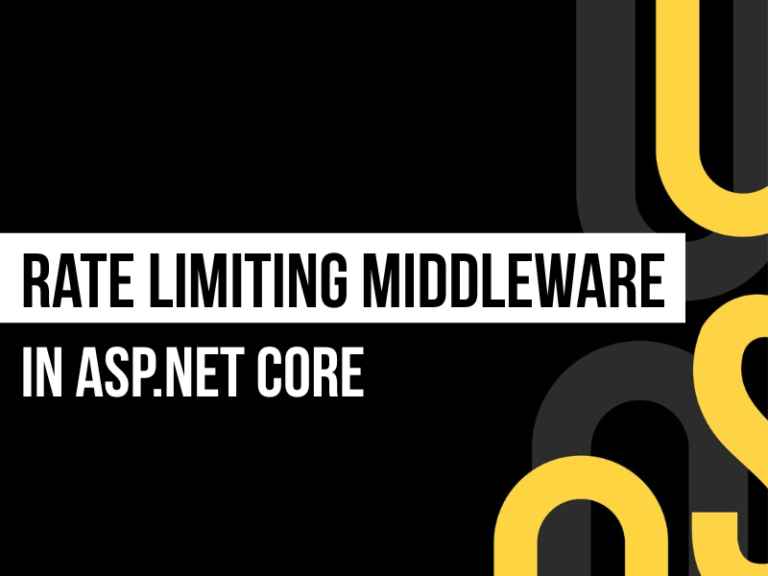 Rate Limiting Middleware in ASP.NET Core – Built-In, Practical, and Production-Ready