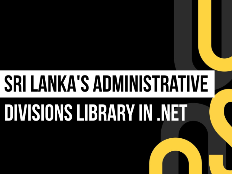 Sri Lanka administrative divisions hierarchy diagram for .NET developers — provinces, districts, divisional secretariats, and Grama Niladhari divisions